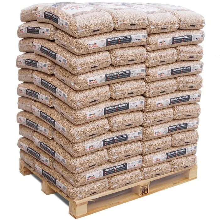 German Flames Holzpellets 6 mm ENplus A1 – 990 kg Pallet Premium Holle Pellets