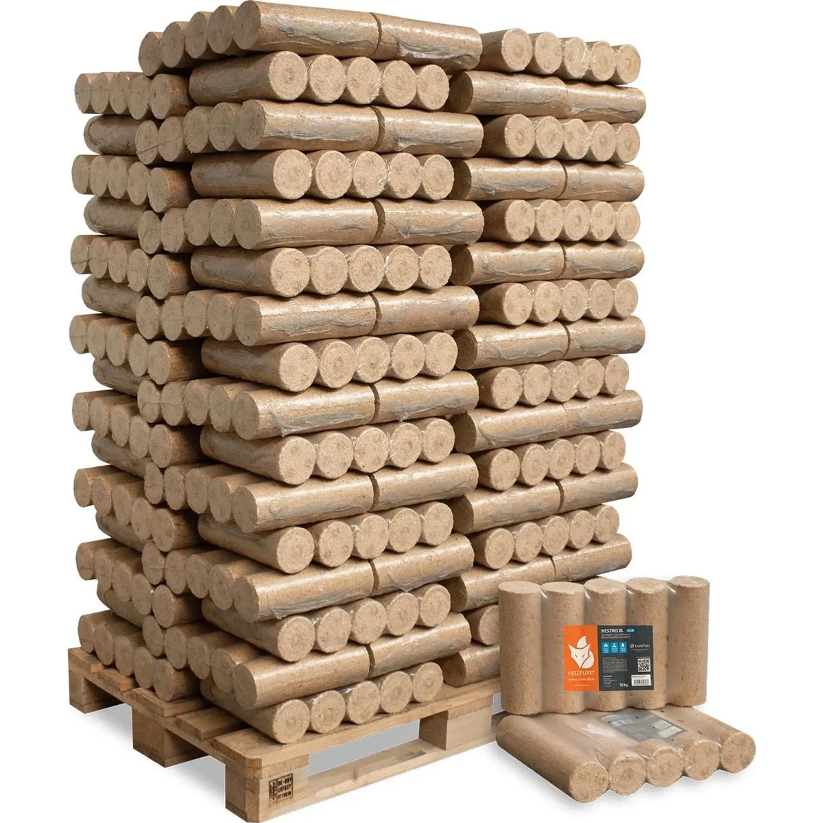 Nestro XL Zachthoutbriketten – 960 kg pallet