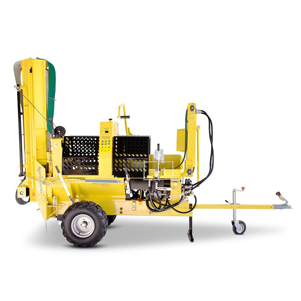 BAMATO WPO-400PRO – 20T Houtklover met Automatische Aanvoerband