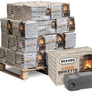 Paligo bruinkoolbriketten, verpakking van 30 x 10 kg